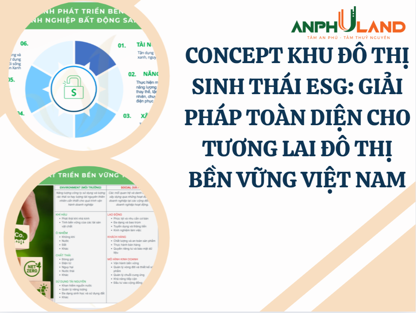 Concept Khu Đô Thị Sinh Thái ESG: Giải Pháp Toàn Diện Cho Tương Lai Đô Thị Bền Vững Việt Nam